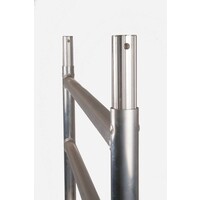 Euroscaffold Rollgerüst mit Vario-Frontgeländer 75x190x10,2m Arbeitshöhe
