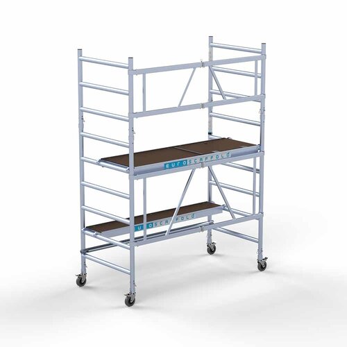 Euroscaffold Zimmergerüst 90x190x4m Arbeitshöhe + Plattform 30 cm + Verlängerung B