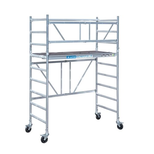 Euroscaffold Zimmergerüst 90x190x4m Arbeitshöhe + Plattform 30 cm + Verlängerung B