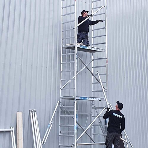 Kompaktes Zimmergerüst Modul 1 + 2 + 3 + 4 | Arbeitshöhe 7,8 m Euroscaffold Kompaktes Zimmergerüst Modul 1 + 2 + 3 + 4 | Arbeitshöhe 7,8 m