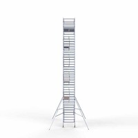 Euroscaffold Rollgerüst komplett 135 x 305 x 13,2 m Arbeitshöhe inkl. doppeltem Frontgeländer