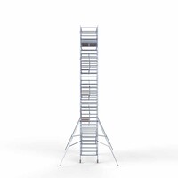 Euroscaffold Rollgerüst komplett 135 x 305 x 11,2 m Arbeitshöhe inkl. doppeltem Frontgeländer