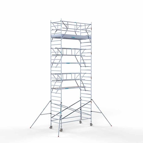 Rollgerüst komplett 135 x 305 x 9,2 m Arbeitshöhe inkl. doppeltem Frontgeländer Euroscaffold Rollgerüst komplett 135 x 305 x 9,2 m Arbeitshöhe inkl. doppeltem Frontgeländer