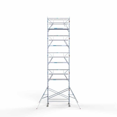 Euroscaffold Rollgerüst komplett 135 x 250 x 11,2 m Arbeitshöhe inkl. doppeltem Frontgeländer
