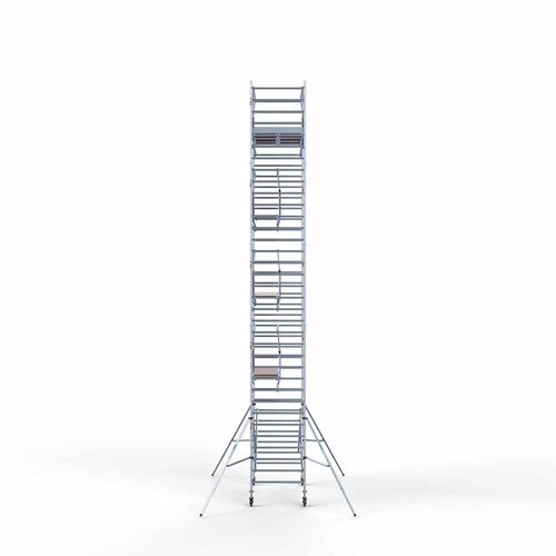 Euroscaffold Rollgerüst komplett 135 x 250 x 11,2 m Arbeitshöhe inkl. doppeltem Frontgeländer