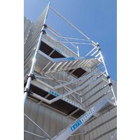 Euroscaffold Treppenturm 135 x 250 x 14,2 m Arbeitshöhe