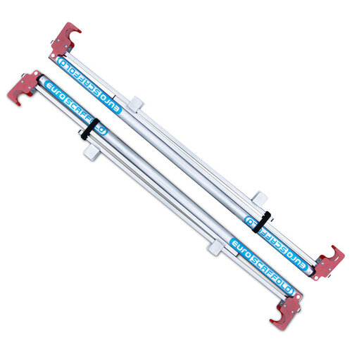 Euroscaffold Gerüstanhänger + Euro-Rollgerüst 135x250x12,2m Arbeitshöhe vario