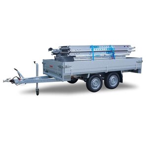 Anssems PSX2000.305 + Basic Rollgerüst mit Vario-Frontgeländer 135x250x8,2m Arbeitshöhe