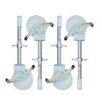 Euroscaffold Anssems PSX2000.305 + Base Rollgerüst mit Vario-Frontgeländer 135x250x8,2m Arbeitshöhe