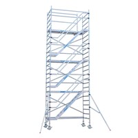 Euroscaffold Treppenturm 135 x 250 x 12,2 m Arbeitshöhe