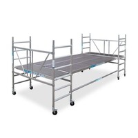 Euroscaffold Gipser-Arbeitsbühne 190x340 mit 3m Arbeitshöhe