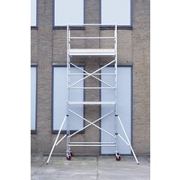 Euroscaffold Basis-Rollgerüst 90 x 190 x 6,2m + zusätzliche Carbon-Plattform