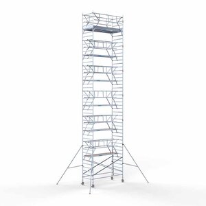 Euroscaffold Rollgerüst komplett 135 x 305 x 14,2m inkl. leichter Plattform + doppeltem Frontgeländer