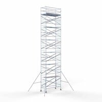 Euroscaffold Rollgerüst komplett 135 x 250 x 14,2m inkl. leichter Plattform + doppeltem Frontgeländer
