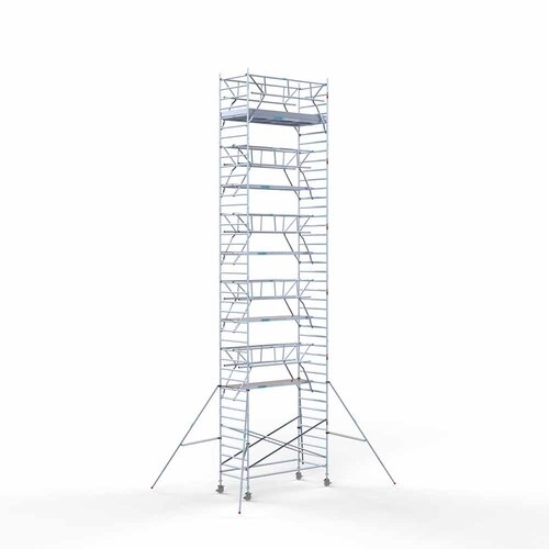 Rollgerüst komplett 135 x 305 x 13,2m inkl. leichter Plattform + doppeltem Frontgeländer Euroscaffold Rollgerüst komplett 135 x 305 x 13,2m inkl. leichter Plattform + doppeltem Frontgeländer