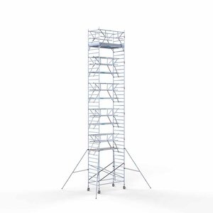 Euroscaffold Rollgerüst Standard 135x250 13,2m Arbeitshöhe Carbonboden doppeltes Frontgeländer Rollgerüst Standard 135x250 13,2m Arbeitshöhe Carbonboden doppeltes Frontgeländer