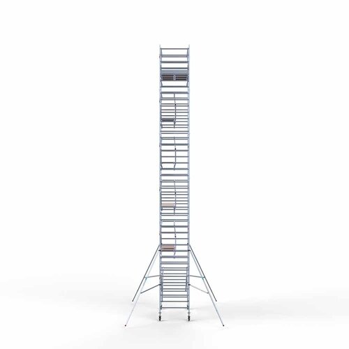 Rollgerüst komplett 135 x 250 x 13,2m inkl. leichter Plattform + doppeltem Frontgeländer Euroscaffold Rollgerüst komplett 135 x 250 x 13,2m inkl. leichter Plattform + doppeltem Frontgeländer