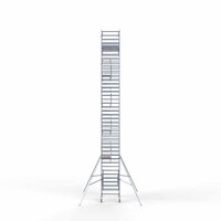 Euroscaffold Rollgerüst komplett 135 x 190 x 13,2m inkl. leichter Plattform + doppeltem Frontgeländer