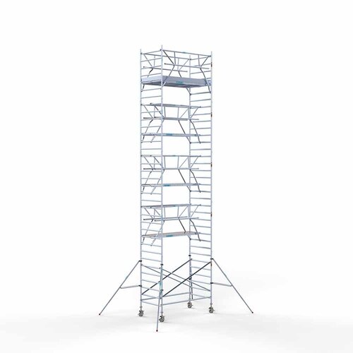 Rollgerüst komplett 135 x 250 x 11,2m inkl. leichter Plattform + doppeltem Frontgeländer Euroscaffold Rollgerüst komplett 135 x 250 x 11,2m inkl. leichter Plattform + doppeltem Frontgeländer