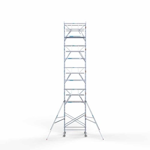 Euroscaffold Rollgerüst komplett 135 x 190 x 11,2m inkl. leichter Plattform + doppeltem Frontgeländer