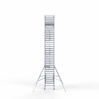 Euroscaffold Rollgerüst komplett 135 x 190 x 11,2m inkl. leichter Plattform + doppeltem Frontgeländer