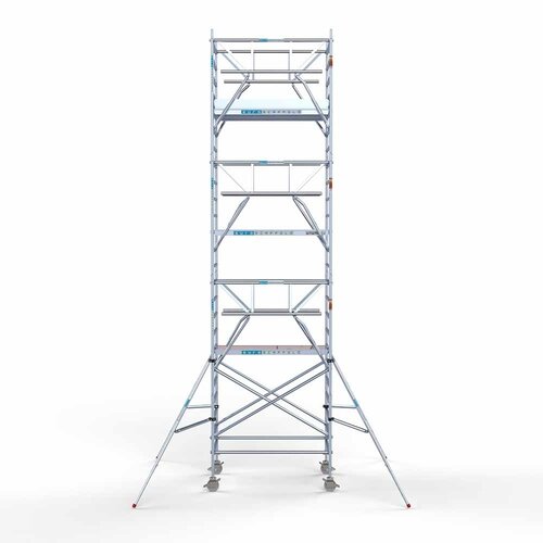 Rollgerüst komplett 135 x 190 x 8,2m inkl. leichter Plattform + doppeltem Frontgeländer Euroscaffold Rollgerüst komplett 135 x 190 x 8,2m inkl. leichter Plattform + doppeltem Frontgeländer