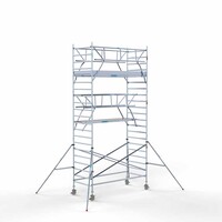 Euroscaffold Rollgerüst komplett 135 x 305 x 7,2m inkl. leichter Plattform + doppeltem Frontgeländer