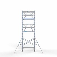 Euroscaffold Rollgerüst komplett 135 x 190 x 7,2m inkl. leichter Plattform + doppeltem Frontgeländer