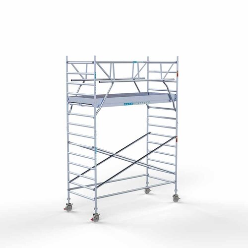 Euroscaffold Rollgerüst komplett 135 x 305 x 5,2m inkl. leichter Plattform + doppeltem Frontgeländer