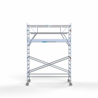 Euroscaffold Rollgerüst komplett 135 x 305 x 5,2m inkl. leichter Plattform + doppeltem Frontgeländer