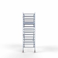 Euroscaffold Rollgerüst komplett 135 x 305 x 5,2m inkl. leichter Plattform + doppeltem Frontgeländer
