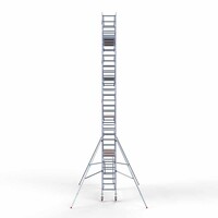 Euroscaffold Rollgerüst komplett 75 x 305 x 10,2m inkl. leichter Plattform + doppeltem Frontgeländer