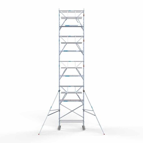 Euroscaffold Rollgerüst komplett 75 x 190 x 10,2m inkl. leichter Plattform + doppeltem Frontgeländer