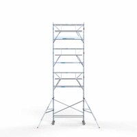 Euroscaffold Rollgerüst komplett 75 x 250 x 9,2m inkl. leichter Plattform + doppeltem Frontgeländer