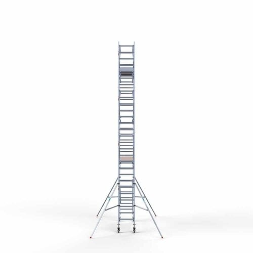 Euroscaffold Rollgerüst komplett 75 x 250 x 9,2m inkl. leichter Plattform + doppeltem Frontgeländer