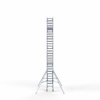 Euroscaffold Rollgerüst komplett 75 x 190 x 9,2m inkl. leichter Plattform + doppeltem Frontgeländer