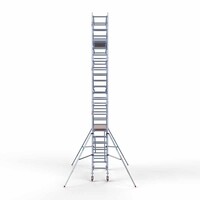 Euroscaffold Rollgerüst komplett 75 x 250 x 8,2m inkl. leichter Plattform + doppeltem Frontgeländer
