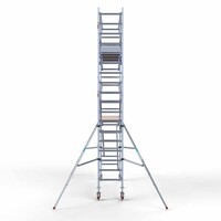 Euroscaffold Rollgerüst komplett 75 x 305 x 6,2m inkl. leichter Plattform + doppeltem Frontgeländer