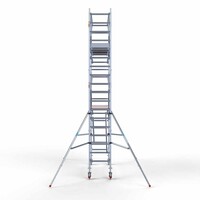 Euroscaffold Rollgerüst komplett 75 x 250 x 6,2m inkl. leichter Plattform + doppeltem Frontgeländer