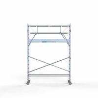Euroscaffold Rollgerüst komplett 75 x 305 x 5,2m inkl. leichter Plattform + doppeltem Frontgeländer