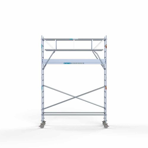 Rollgerüst komplett 75 x 305 x 5,2m inkl. leichter Plattform + doppeltem Frontgeländer Euroscaffold Rollgerüst komplett 75 x 305 x 5,2m inkl. leichter Plattform + doppeltem Frontgeländer