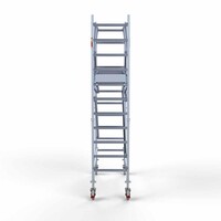 Euroscaffold Rollgerüst komplett 75 x 190 x 4,2m inkl. leichter Plattform + doppeltem Frontgeländer