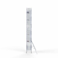 Euroscaffold Rollgerüst komplett 135 x 190 x 13,2m Arbeitshöhe inkl. Leichtbauplattform + einfaches Frontgeländer