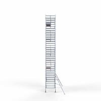 Euroscaffold Rollgerüst komplett 135 x 305 x 11,2m Arbeitshöhe inkl. Leichtbauplattform + einfaches Frontgeländer