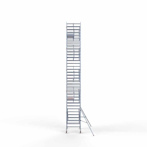 Rollgerüst komplett 135 x 190 x 11,2m Arbeitshöhe inkl. Leichtbauplattform + einfaches Frontgeländer Euroscaffold Rollgerüst komplett 135 x 190 x 11,2m Arbeitshöhe inkl. Leichtbauplattform + einfaches Frontgeländer