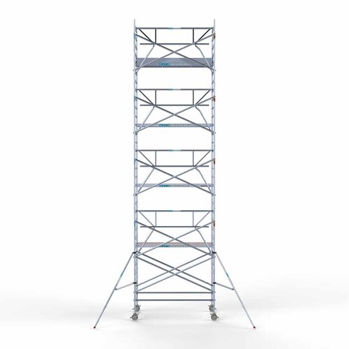 Rollgerüst komplett 135 x 250 x 10,2 m Arbeitshöhe inkl. Leichtbauplattform + einfaches Frontgeländer Euroscaffold Rollgerüst komplett 135 x 250 x 10,2 m Arbeitshöhe inkl. Leichtbauplattform + einfaches Frontgeländer