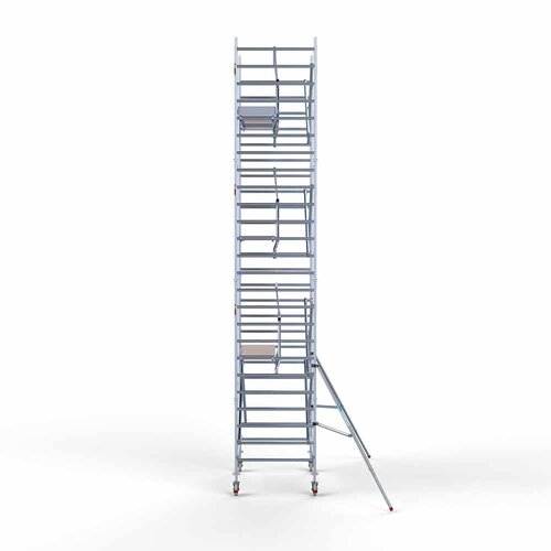 Rollgerüst komplett 135 x 190 x 8,2 m Arbeitshöhe inkl. Leichtbauplattform + einfaches Frontgeländer Euroscaffold Rollgerüst komplett 135 x 190 x 8,2 m Arbeitshöhe inkl. Leichtbauplattform + einfaches Frontgeländer