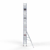 Euroscaffold Rollgerüst komplett 75 x 305 x 10,2 m Arbeitshöhe inkl. Leichtbauplattform + einfaches Frontgeländer