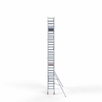Euroscaffold Rollgerüst Komplett 75 x 305 x 9,2m Arbeitshöhe inkl. Leichtbauplattform + einfaches Frontgeländer