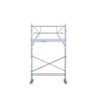 Euroscaffold Rollgerüst komplett 75 x 250 x 5,2m inkl. Leichtbauplattform + einfaches Frontgeländer